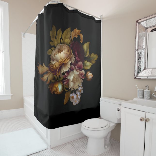 Old World Dark Floral Bouquet (In Situ)