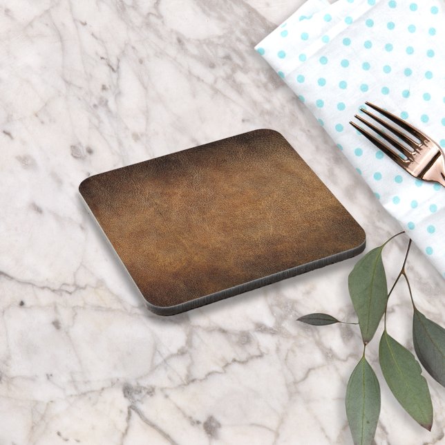 Old World Faux Leather Coaster (Creator Uploaded)