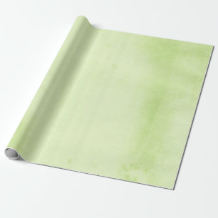 Old World Green Parchment Look Personalized Wrapping Paper