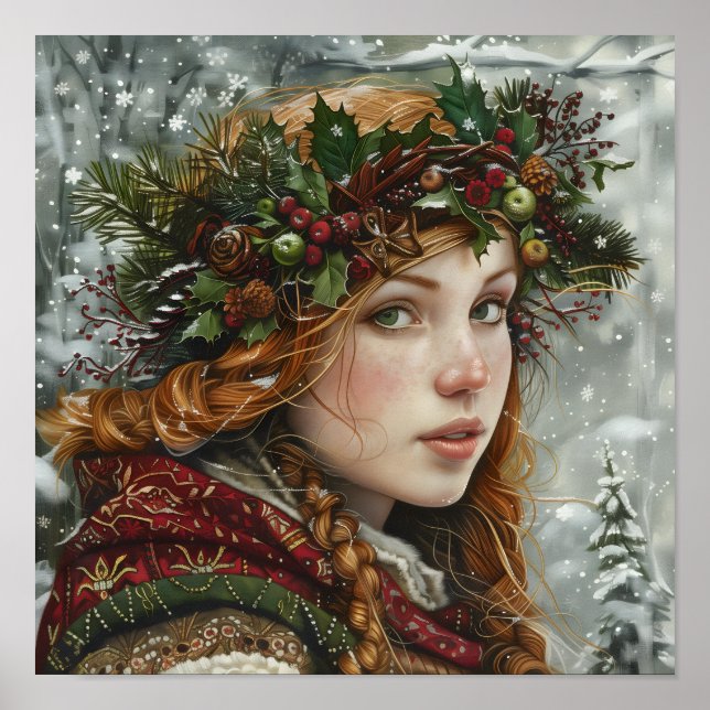 Old World Lady Poster (Front)