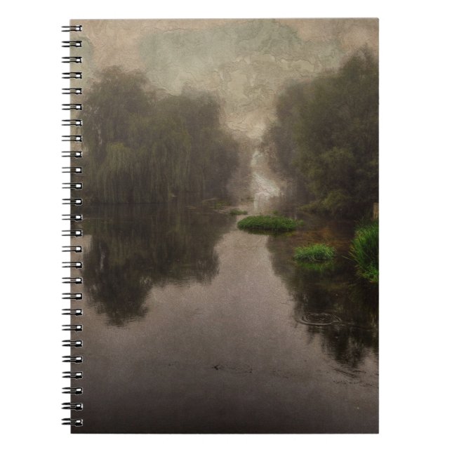 Old World Landscape Fine Art Painting Notebook (Front)