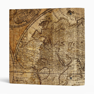 OLD WORLD MAP AVERY BINDERS