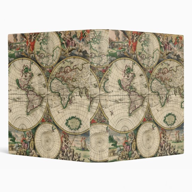 Old world map binder (Background)