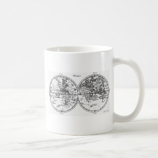 Old world map coffee mug