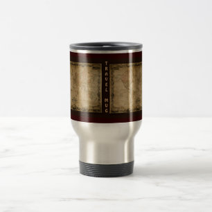 Old World Map Designer Gift Travel Mug