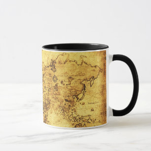 Old World Map Mugs