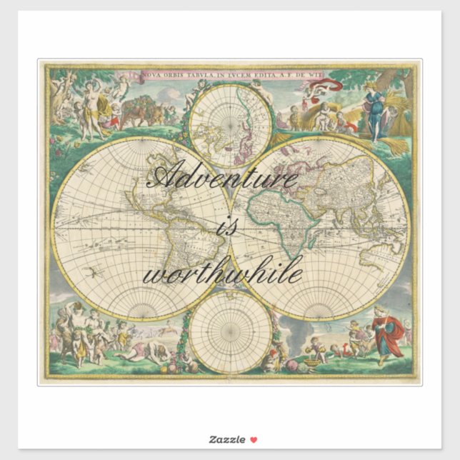 old world map travel vacation adventure quotes (Sheet)