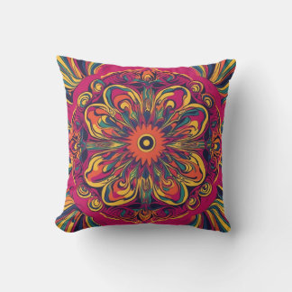 Old World Ornament Throw Pillow