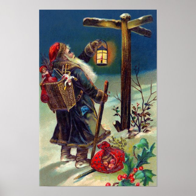Old World Santa Poster (Front)
