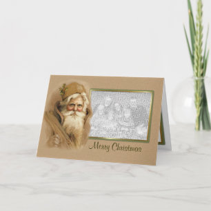 Old World Santa - Verse Holiday Card