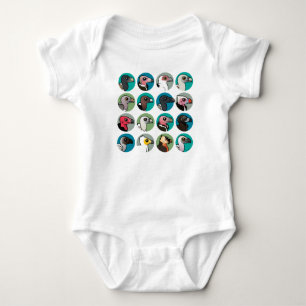 Old World Vultures Baby Bodysuit