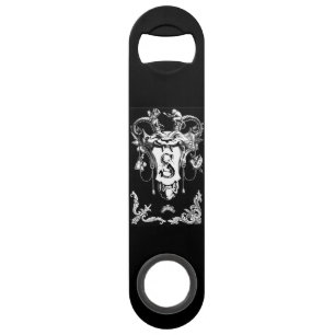 Old world weird mythical creature bottle opener bar key