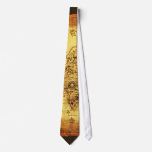 OLD WORLDE MAP Tie Collection