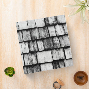 Old Worn Wooden Board Wall Binder