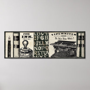 Old Writing Instruments Poster