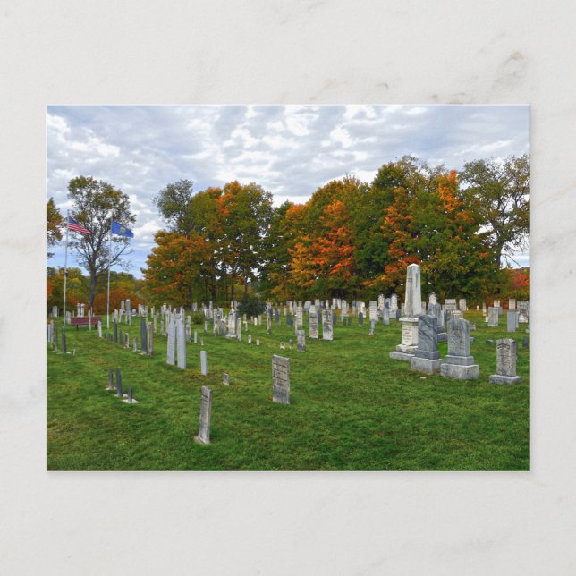 Old Yard Cemetery, Stowe, Vermont Postcard (Front)