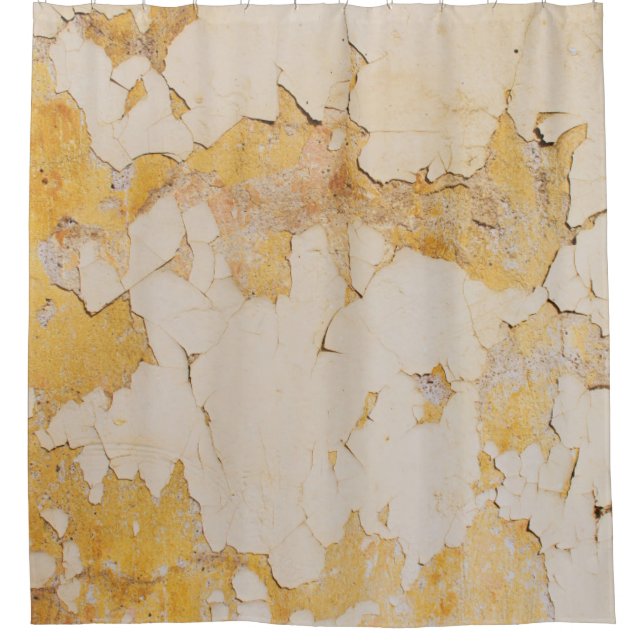 Old yellow stucco backgroundabstract, aged, antiqu (Front)