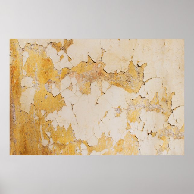 Old yellow stucco backgroundabstract, aged, antiqu poster (Front)