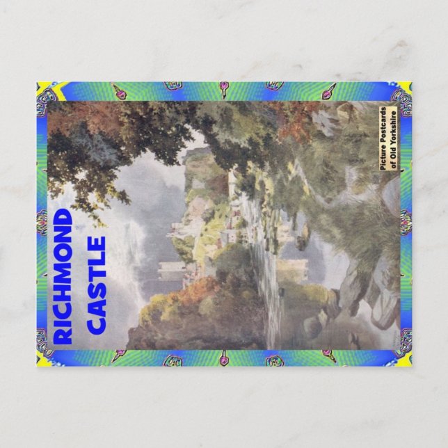 OLD YORKSHIRE - RICHMOND CASTLE POSTCARD (Front)