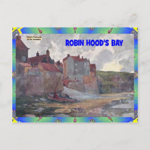 OLD YORKSHIRE - ROBIN HOOD'S BAY POSTCARD