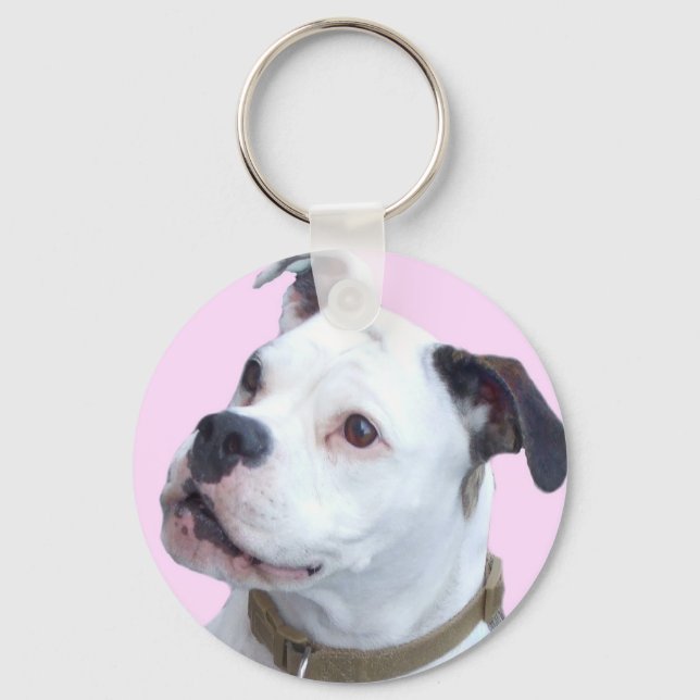 Olde English Bulldogge keychain (Front)