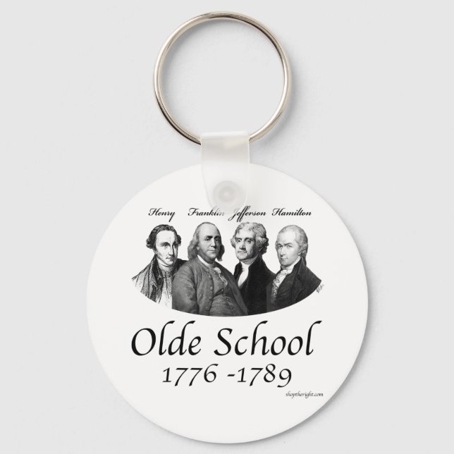Olde School Keychain (Front)