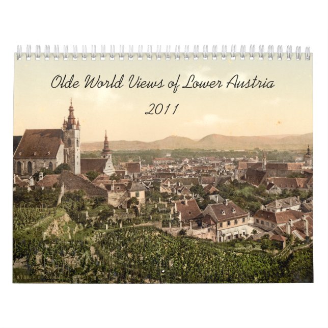 Olde World Views of Lower Austria Calendar (Cover)