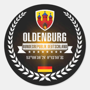 Oldenburg Classic Round Sticker