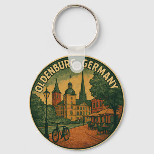 Oldenburg Germany City Art Keychain