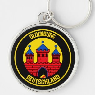 Oldenburg Round Emblem Keychain