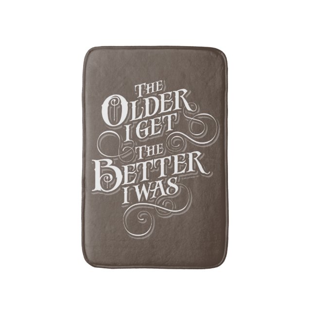 Older Better Bath Mat (Front Vertical)