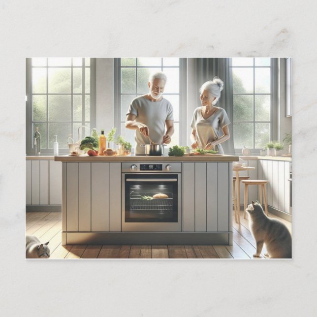 Older Chefs Postcard (Front)