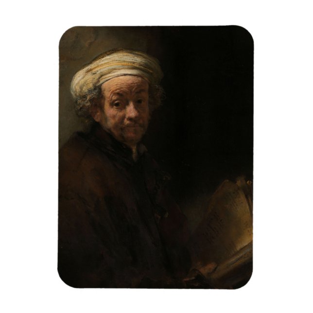 Older Rembrandt Self-portrait Magnet (Vertical)