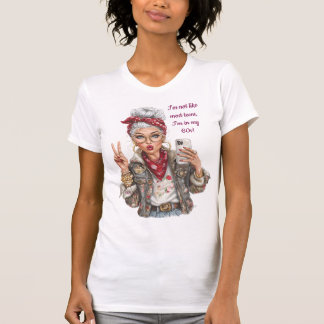 Older woman humour tshirt, personalized T-Shirt