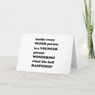 OLDER YOUNGER life reality motivation leader GIFTS Holiday Card