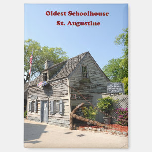 Oldest Wooden Schoolhouse Magnet