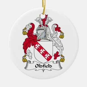 Oldfield Family Crest Ceramic Ornament