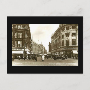Oldham Street, Manchester, 1937 Postcard