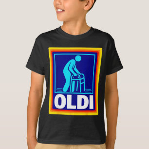 Oldi parody funny retro aging humor graphic father T-Shirt