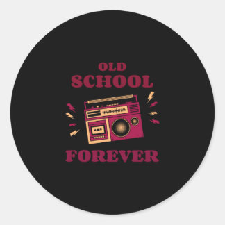 Oldie But Goodie - Retro Jukebox Fans Classic Round Sticker