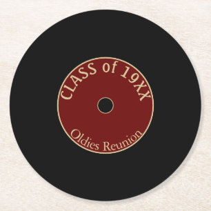 Oldies Fun! Class reunion coasters