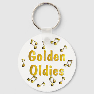 Oldies Music Keychain