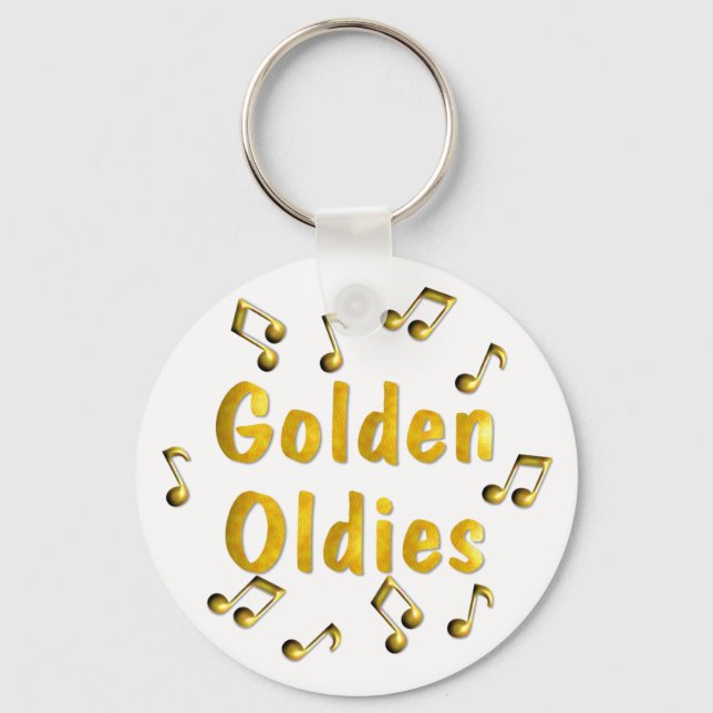 Oldies Music Keychain (Front)