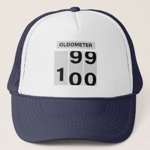 OLDOMETER 100th Birthday 99 to 100 Trucker Hat