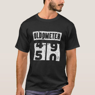 Oldometer 1969 50Th Birthday Gift Mens T-Shirt
