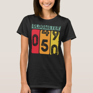 Oldometer 50th Birthday For Men And Women  4 T-Shirt