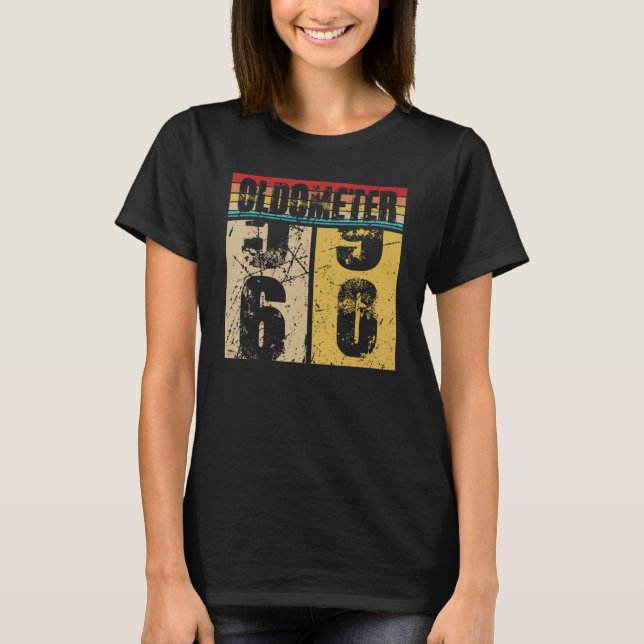 Oldometer 59-60 Shirt Funny 60th Turning 60 Birthd (Front)