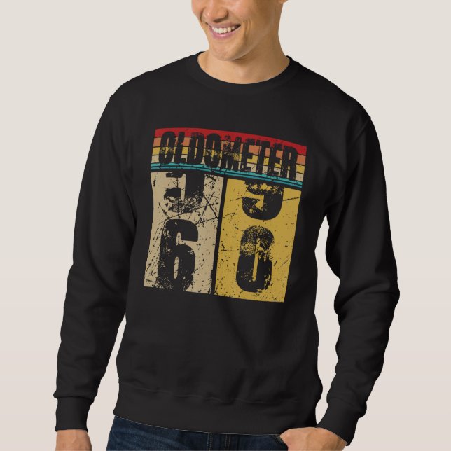 Oldometer 59-60 Shirt Funny 60th Turning 60 Birthd (Front)