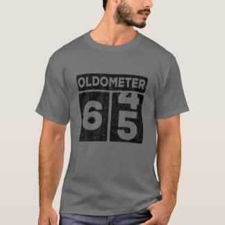 Oldometer 64-65 | 65Th Birthday Funny Gift T-Shirt