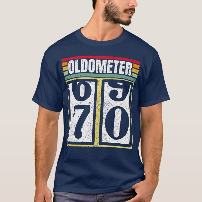 Oldometer 6970 Years Old Automotive Enthusiasts B  T-Shirt (Front)